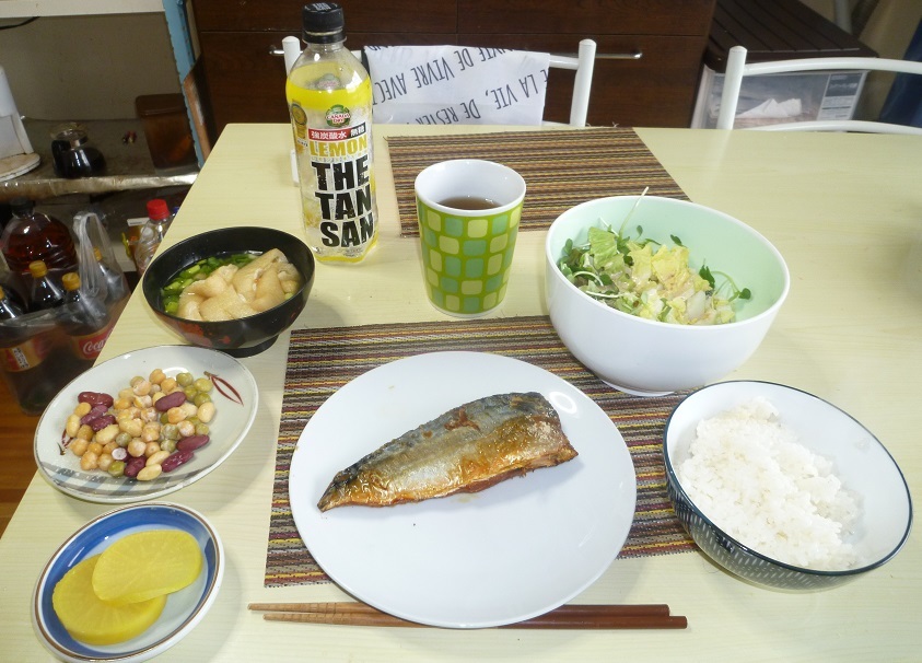 鯖の塩焼き　20200413