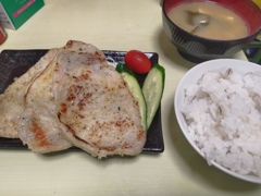 豚のチーズ焼き定食