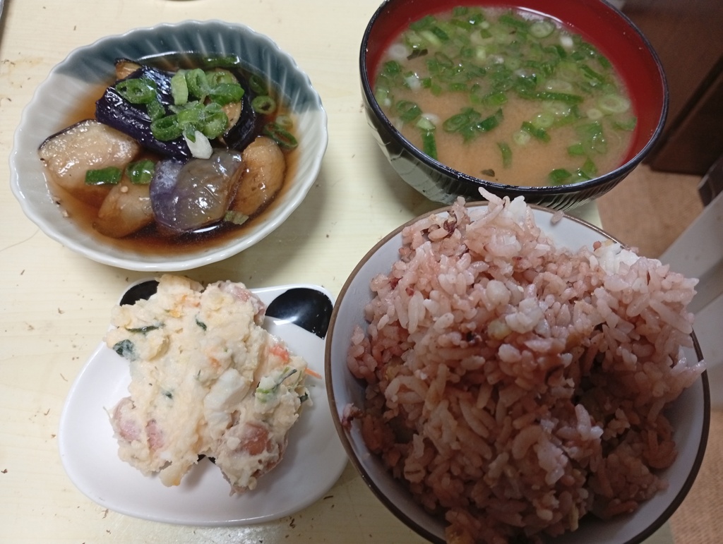栗ご飯定食