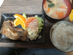 カレイの唐揚げ