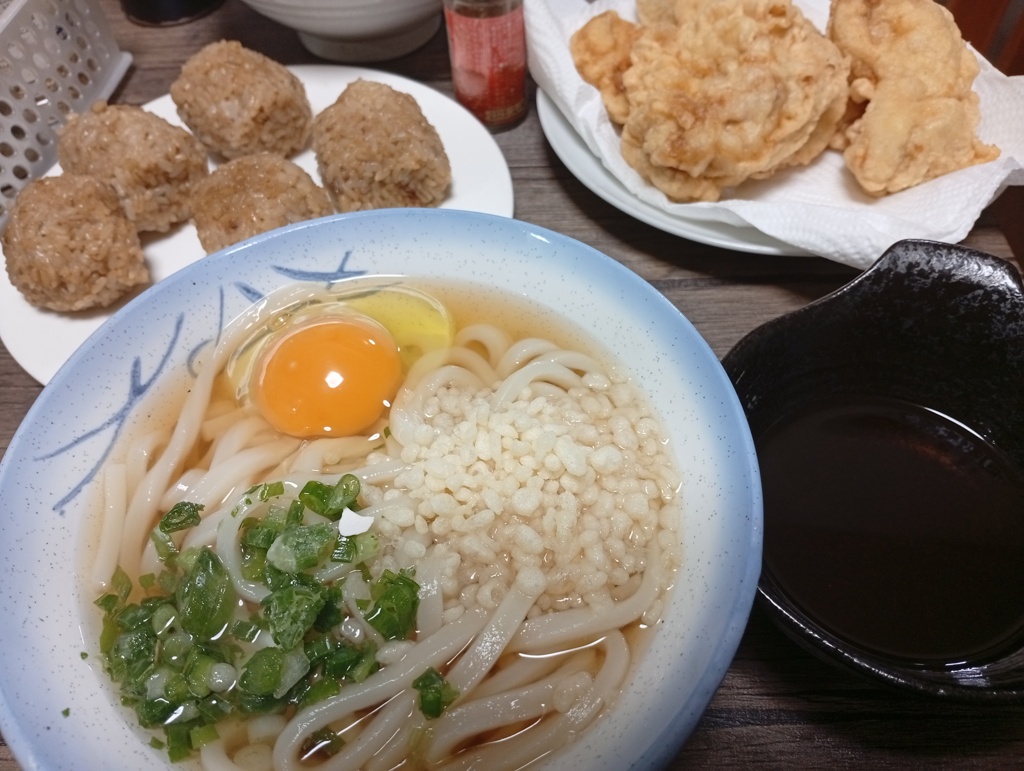 讃岐うどんととり天