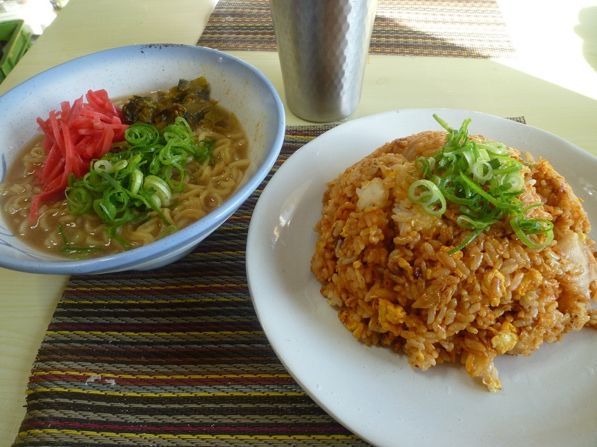 ラーメン　キムチチャーハン　20201205