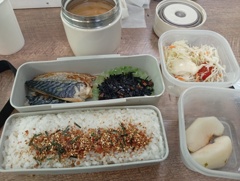 サバ弁当