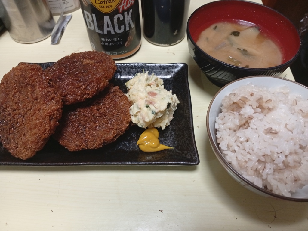 メンチカツ定食