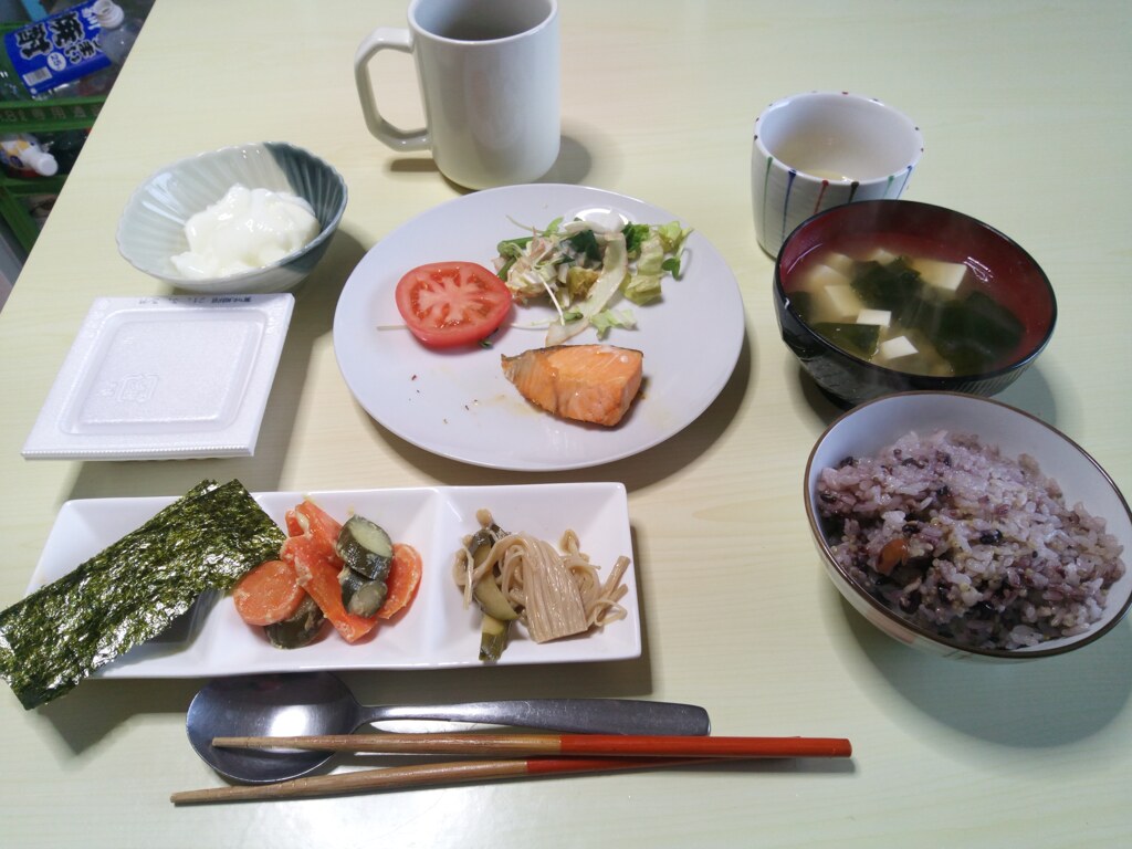 鮭定食　20210301