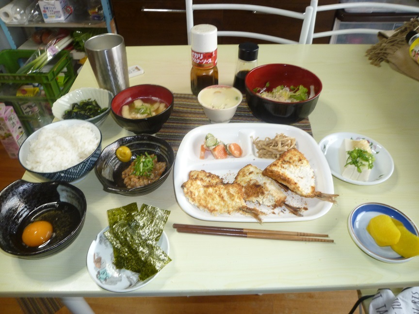 アジフライ定食　20201212