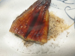 東京から帰った1食目はうな丼