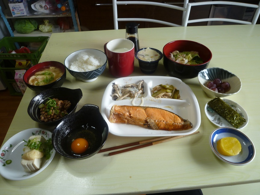 鮭定食　20210112
