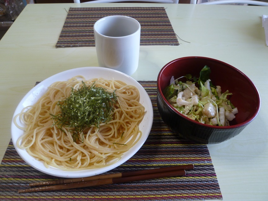 たらこパスタ　20201024