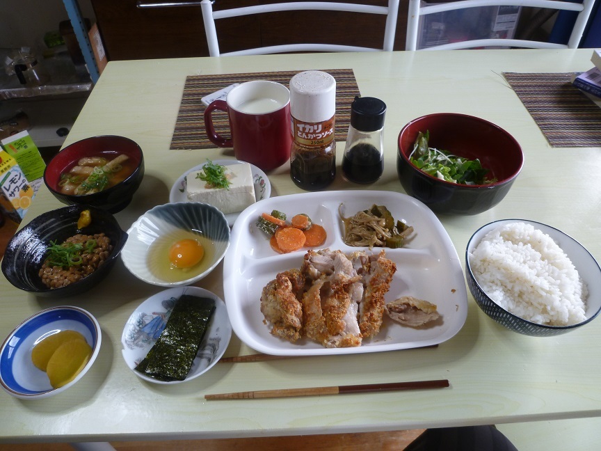 チキンカツ定食　20201116
