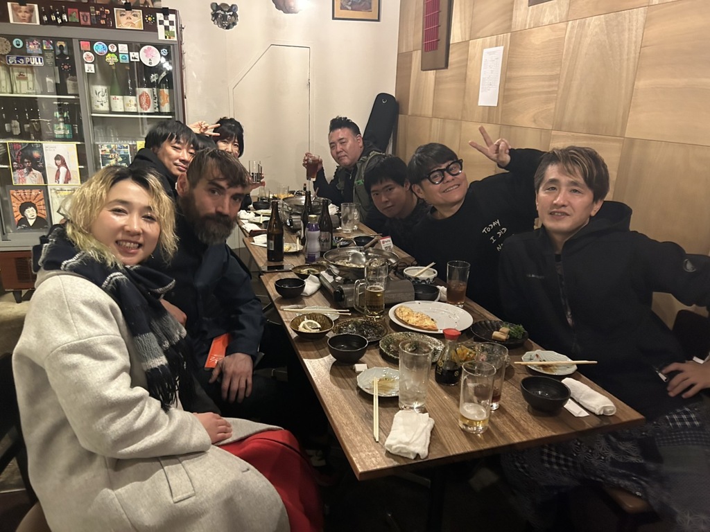 打ち上げの様子