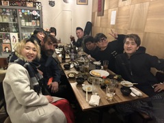 打ち上げの様子