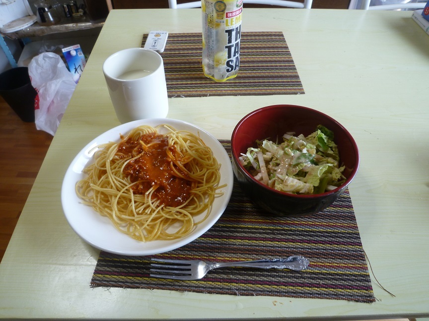 ミートパスタ　20200910
