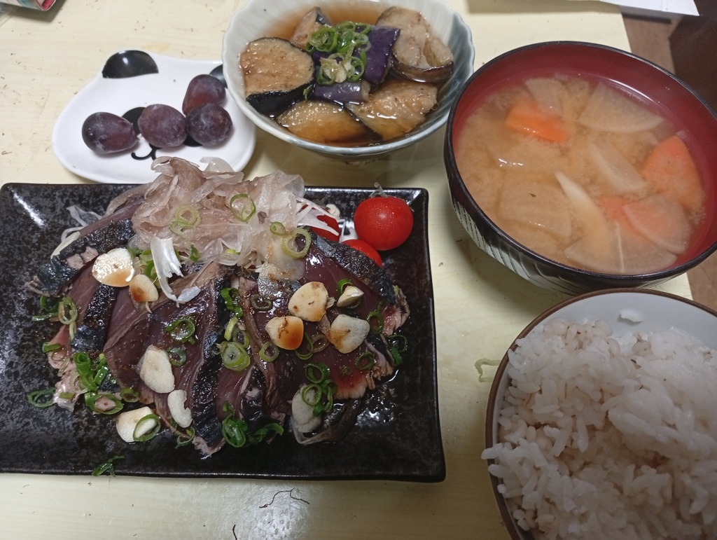 かつおのたたき定食