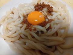 肉たまうどん