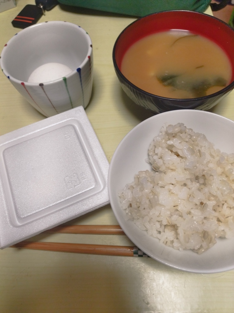 納豆卵ご飯