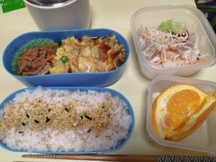 かに玉弁当