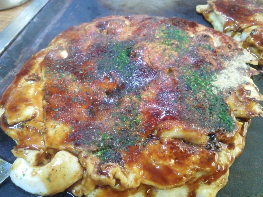 つたや　お好み焼き　いか玉　20210307