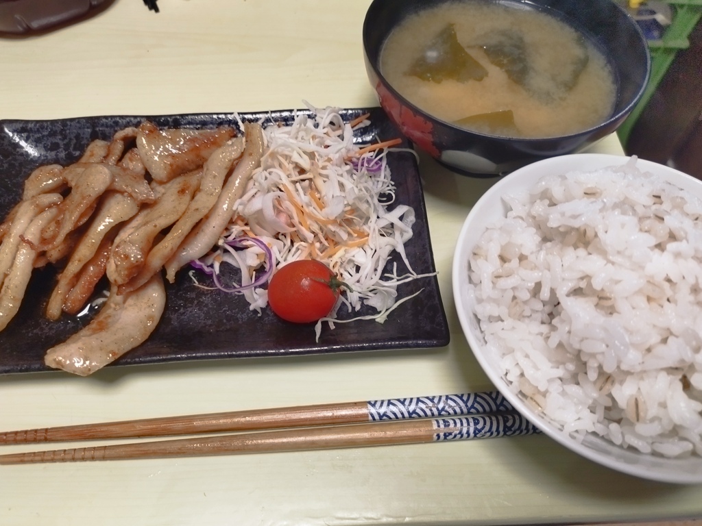 豚トロ定食