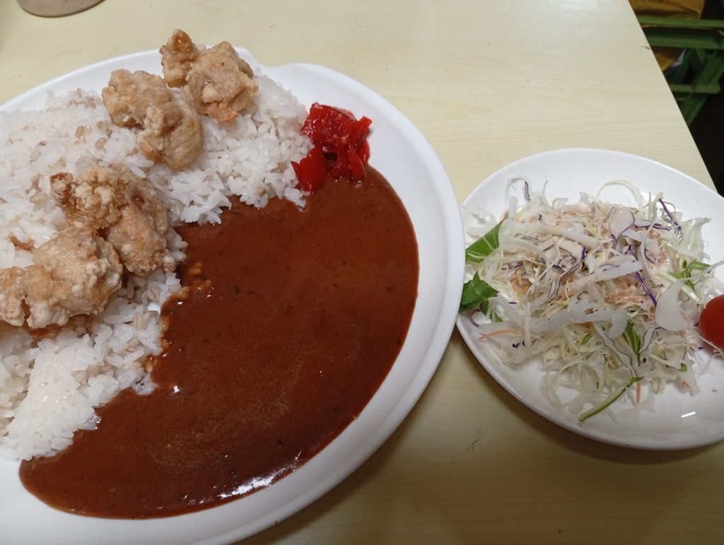 唐揚げカレー
