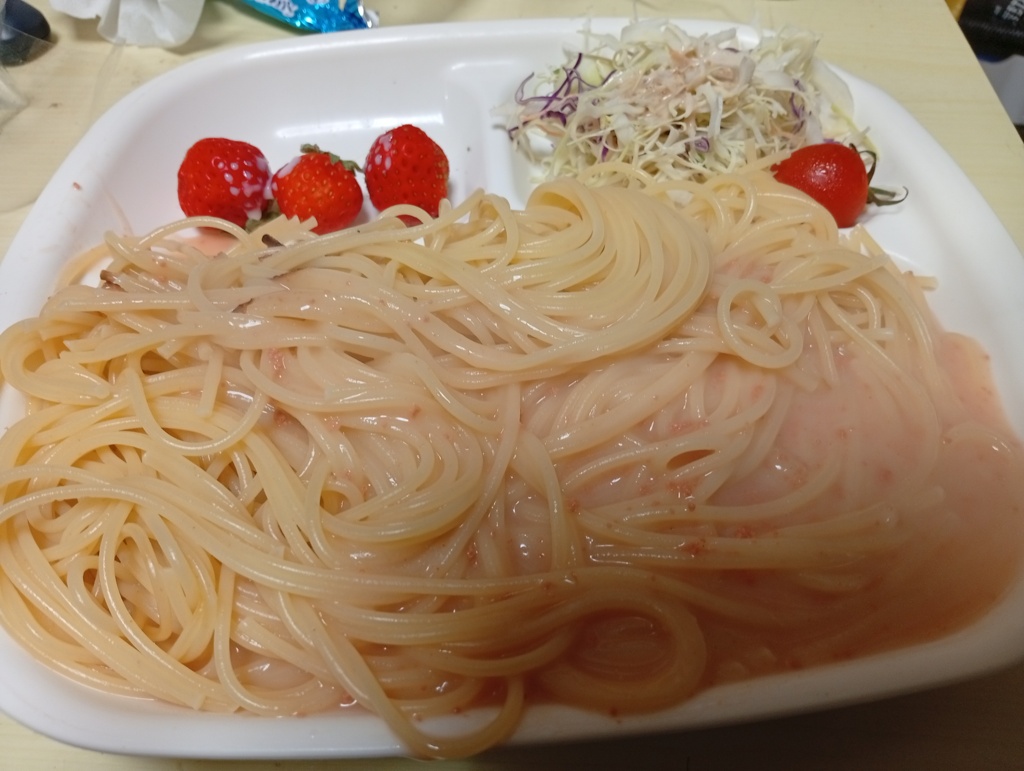 クリーム明太パスタ