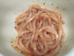 汁なし坦々うどん