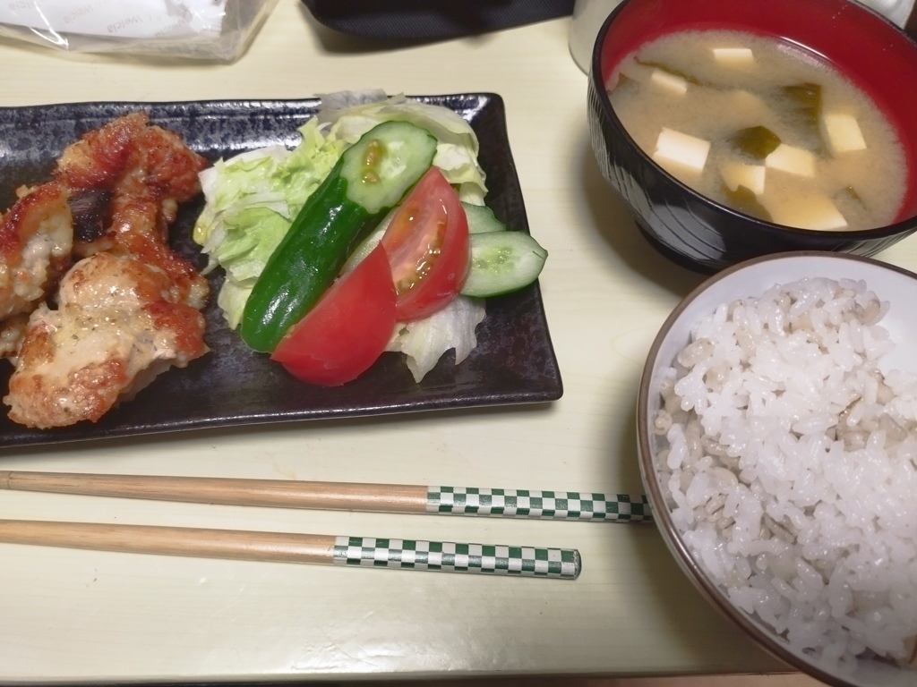 チーズチキン定食