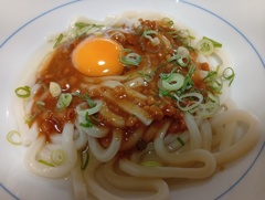 魚介まぜうどん