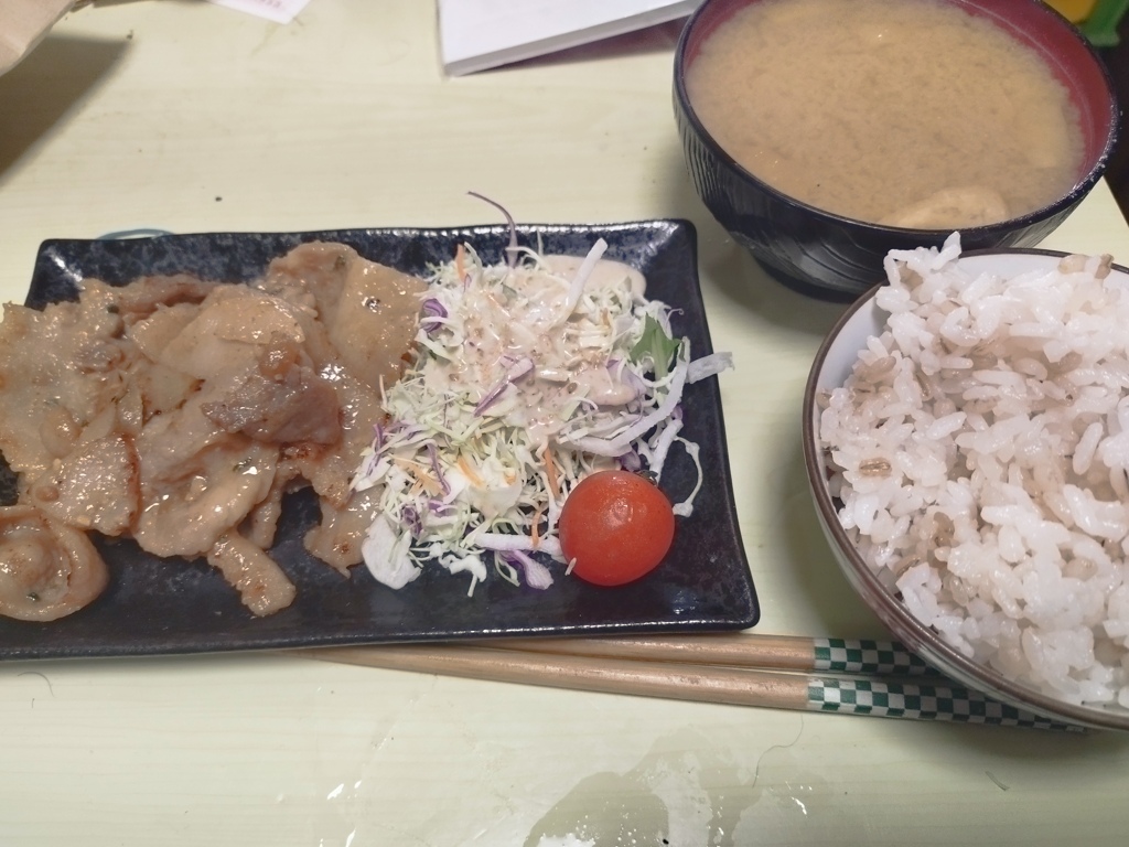 豚味噌定食