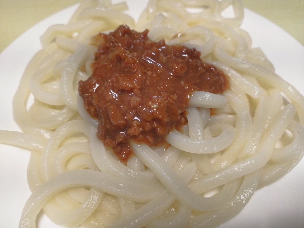 肉味噌うどん