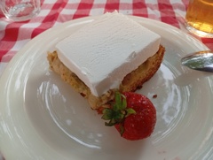 ルバーブのケーキ