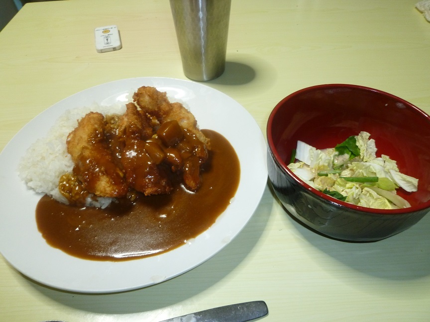 ささみチーズカツカレー　20210102