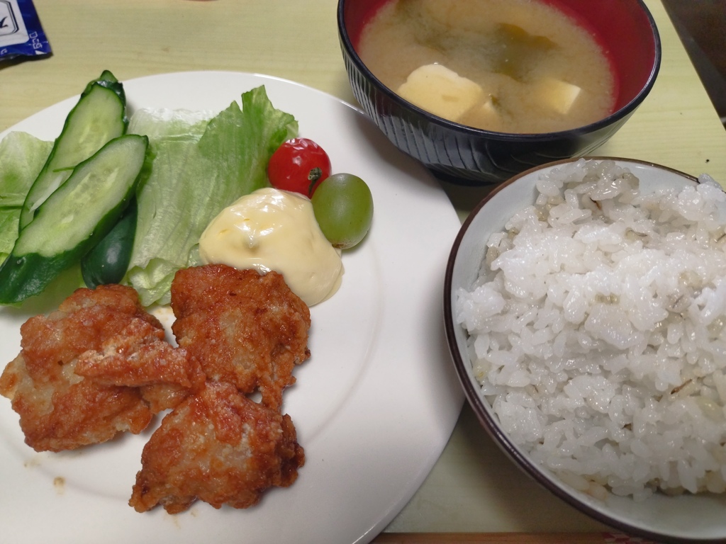 ヤンニョムチキン定食