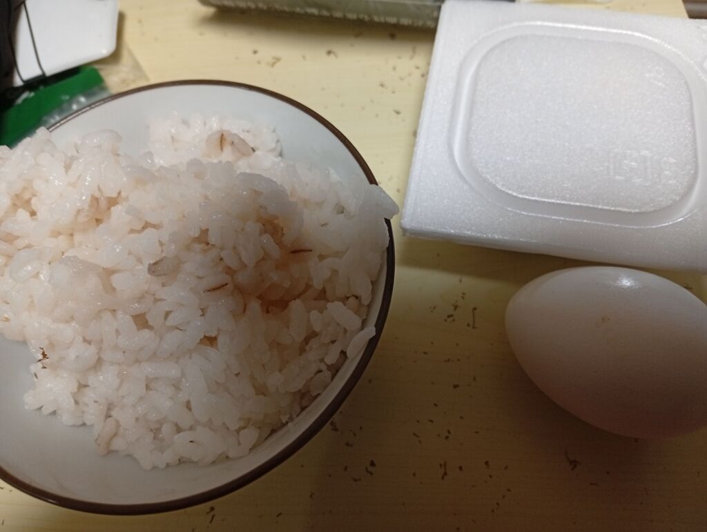 納豆たまごご飯