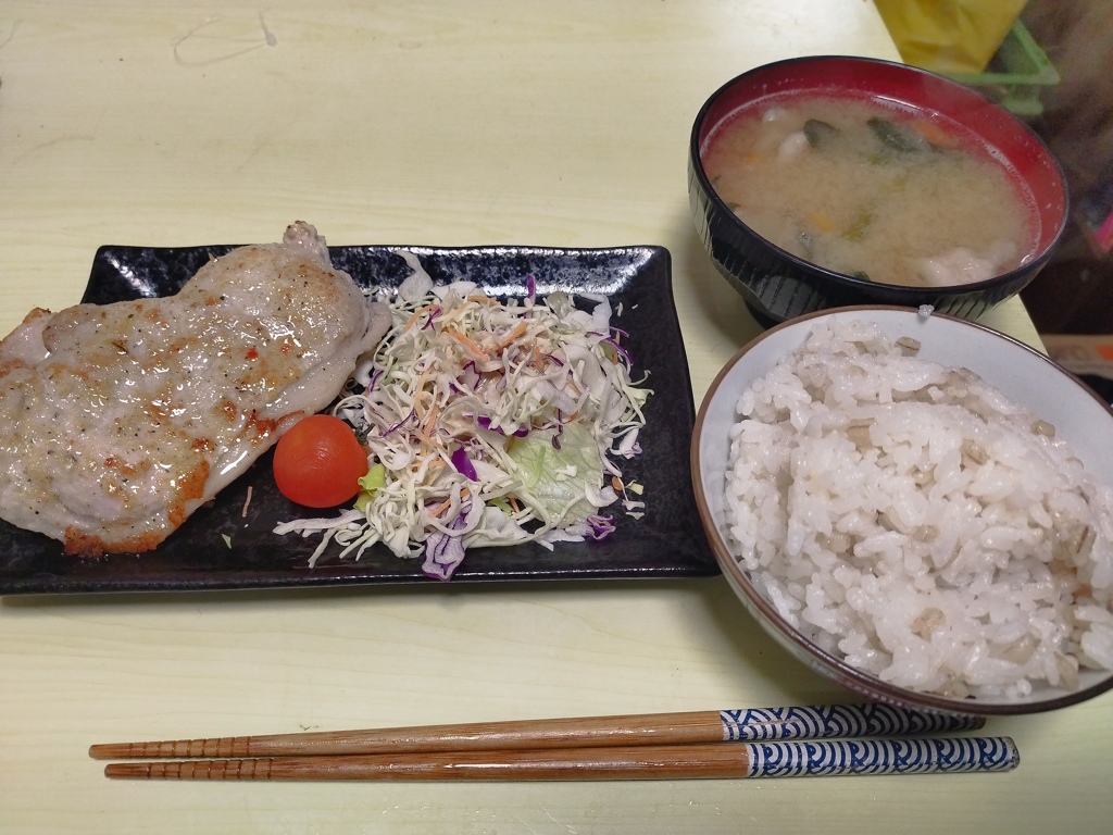 チーズポーク定食