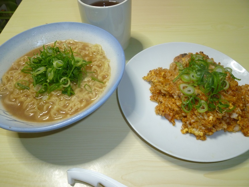 ラーメン　キムチチャーハン　20210116