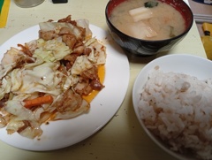 ホイコーロー定食