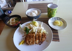 とんかつ定食　20200306