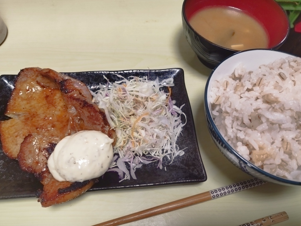 トンテキ定食