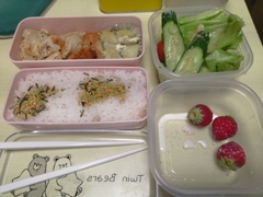 ガーリックチキン弁当