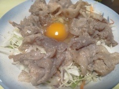 豚ネギ塩丼