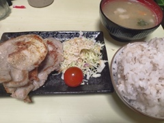 チーズポーク定食