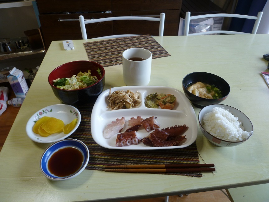 タコの刺身　20200903