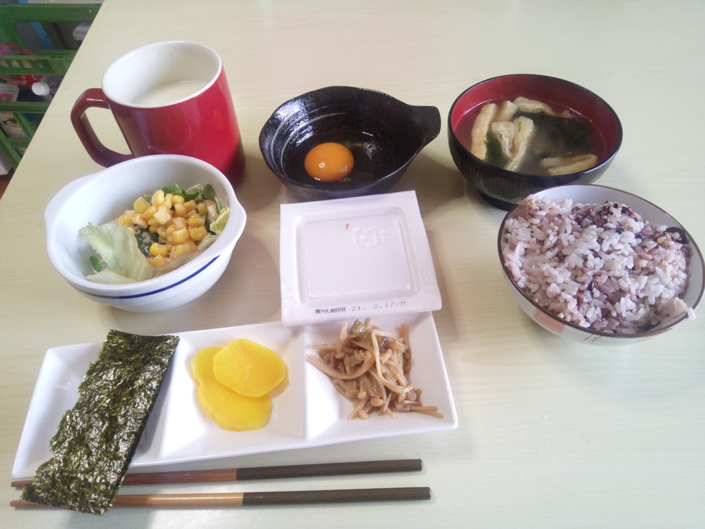 納豆定食　20210216