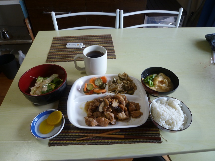 鳥としいたけの煮物　20200919