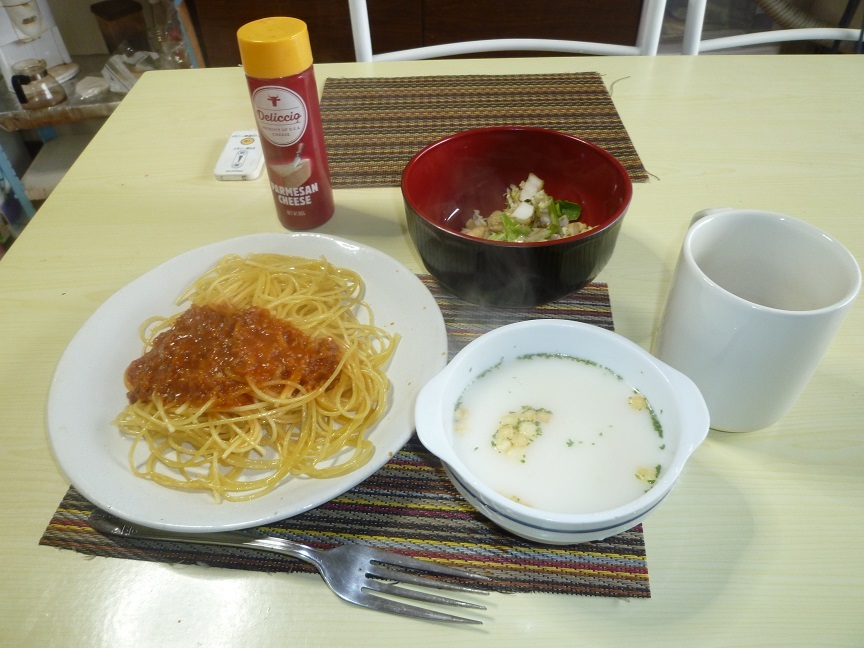 ミートパスタ　20201018