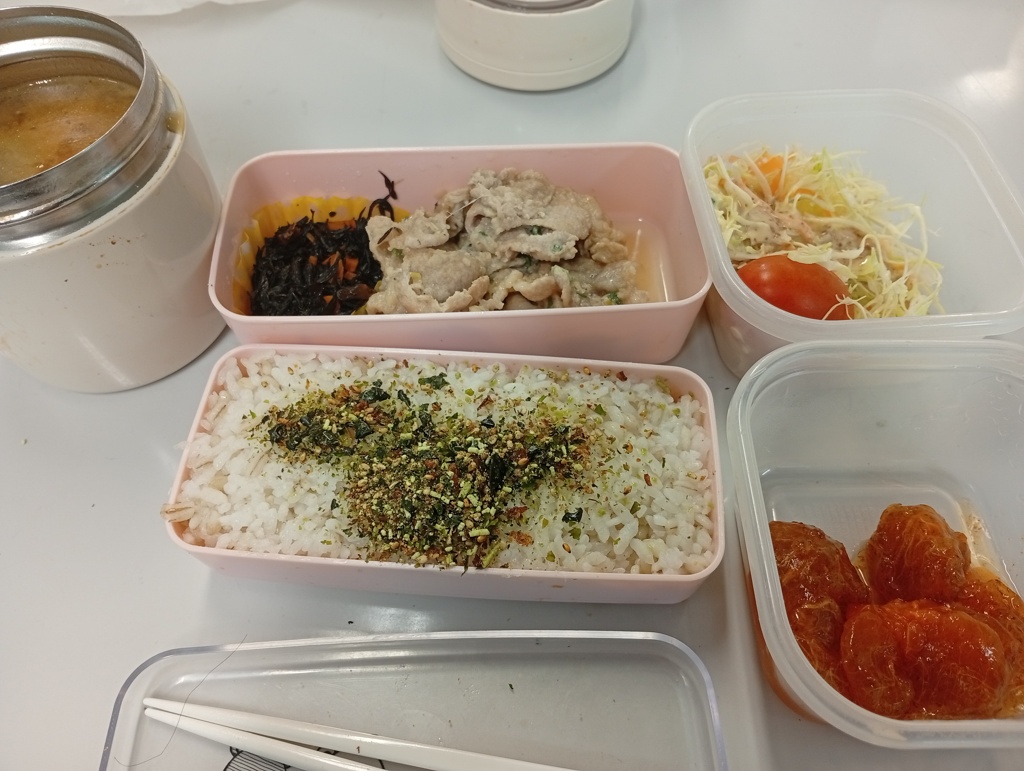 ネギ豚弁当