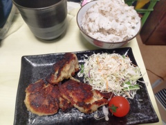 チーズチキン定食