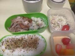 バジルポーク弁当