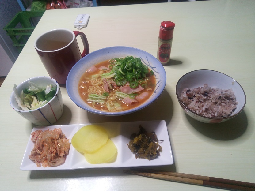 味噌キムチラーメン　20210130